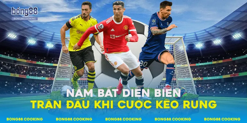 Nắm bắt diễn biến trận đấu khi cược kèo rung